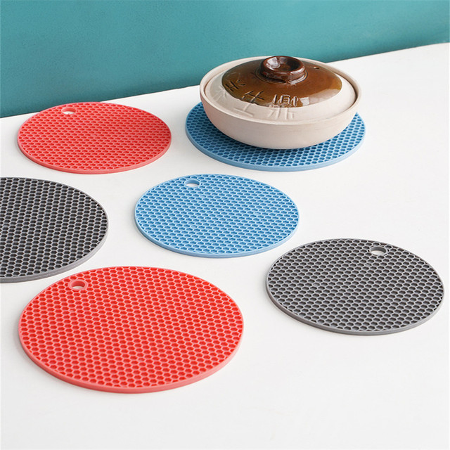 Silicone Insulation Mat Round Heat Resistant Silicone Non-slip